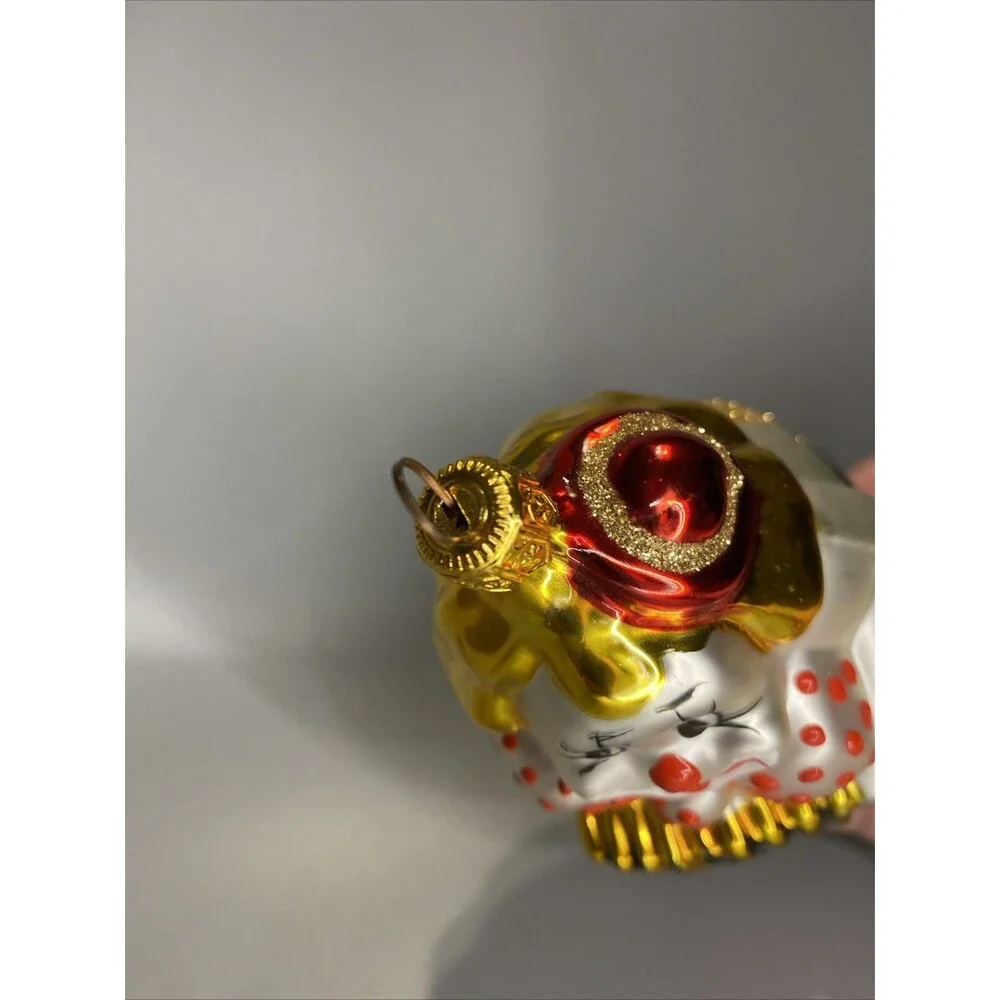 Kurt S Adler Polonaise Christmas Ornament Clown Musician Playing Accordion